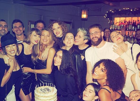 Taylor Swift birthday party group shot
